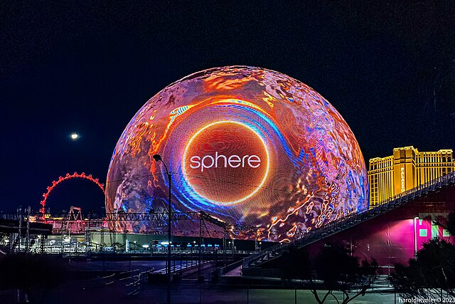 Sphere in Las Vegas by Harold Litwiler